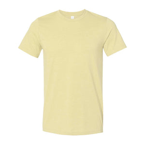 3001CVC BELLA + CANVAS CVC Jersey Tee Heather French Vanilla