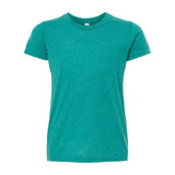 3413Y BELLA + CANVAS Youth Triblend Tee Teal Triblend