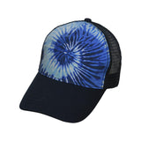 9200 Colortone Tie-Dyed 5-Panel Trucker Cap Blue Ocean