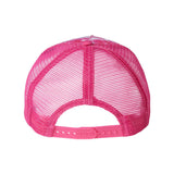 9200 Colortone Tie-Dyed 5-Panel Trucker Cap Spider Pink