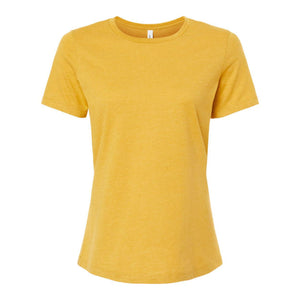 6400CVC BELLA + CANVAS Women’s Relaxed Fit Heather CVC Tee Heather Mustard