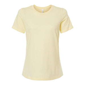 6400CVC BELLA + CANVAS Women’s Relaxed Fit Heather CVC Tee Heather French Vanilla