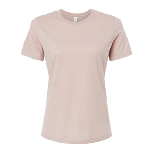 6400CVC BELLA + CANVAS Women’s Relaxed Fit Heather CVC Tee Heather Pink Gravel