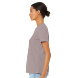 6400CVC BELLA + CANVAS Women’s Relaxed Fit Heather CVC Tee Heather Pink Gravel