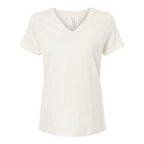 6405 BELLA + CANVAS Women’s Relaxed Jersey V-Neck Tee Vintage White