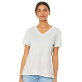 6405 BELLA + CANVAS Women’s Relaxed Jersey V-Neck Tee Vintage White