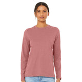 6500 BELLA + CANVAS Women’s Jersey Long Sleeve Tee Heather Mauve