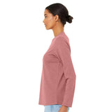 6500 BELLA + CANVAS Women’s Jersey Long Sleeve Tee Heather Mauve