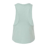 6682 BELLA + CANVAS Women's Racerback Crop Tank Heather Dusty Blue