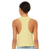 6682 BELLA + CANVAS Women's Racerback Crop Tank Heather French Vanilla