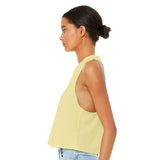 6682 BELLA + CANVAS Women's Racerback Crop Tank Heather French Vanilla