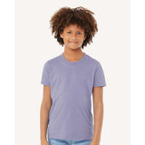 3001Y BELLA + CANVAS Youth Jersey Tee Dark Lavender