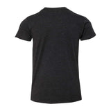 3001YCVC BELLA + CANVAS Youth CVC Jersey Tee Black Heather