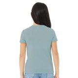 3001YCVC BELLA + CANVAS Youth CVC Jersey Tee Heather Blue Lagoon