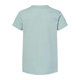 3001YCVC BELLA + CANVAS Youth CVC Jersey Tee Heather Dusty Blue