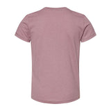 3001YCVC BELLA + CANVAS Youth CVC Jersey Tee Heather Orchid