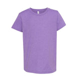 3001YCVC BELLA + CANVAS Youth CVC Jersey Tee Heather Team Purple