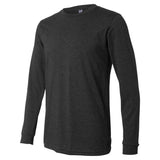 3501CVC BELLA + CANVAS Heather CVC Long Sleeve Tee Dark Grey Heather