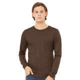 3501CVC BELLA + CANVAS Heather CVC Long Sleeve Tee Heather Brown