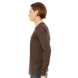 3501CVC BELLA + CANVAS Heather CVC Long Sleeve Tee Heather Brown