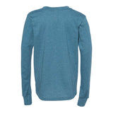 3501CVC BELLA + CANVAS Heather CVC Long Sleeve Tee Heather Deep Teal