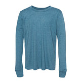 3501CVC BELLA + CANVAS Heather CVC Long Sleeve Tee Heather Deep Teal