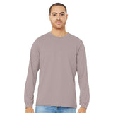 3501CVC BELLA + CANVAS Heather CVC Long Sleeve Tee Heather Pink Gravel