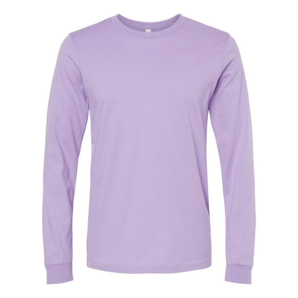 3501 BELLA + CANVAS Unisex Jersey Long Sleeve Tee Dark Lavender