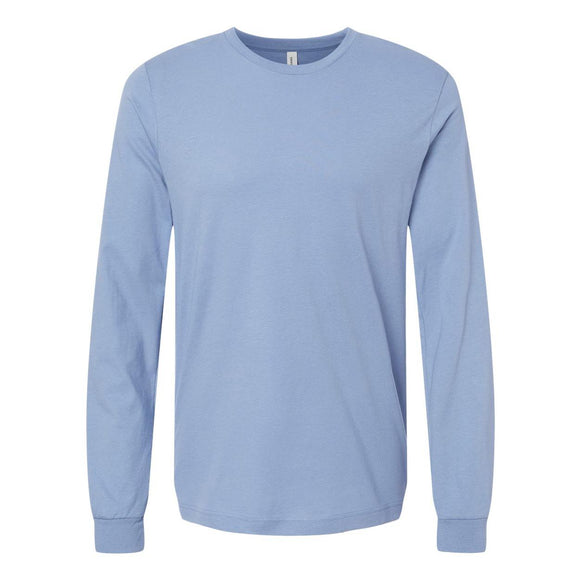 3501 BELLA + CANVAS Unisex Jersey Long Sleeve Tee Lavender Blue