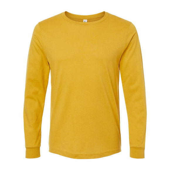 3501 BELLA + CANVAS Unisex Jersey Long Sleeve Tee Mustard