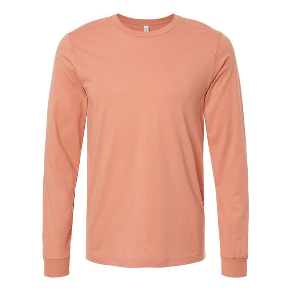 3501 BELLA + CANVAS Unisex Jersey Long Sleeve Tee Terracotta