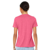 6413 BELLA + CANVAS Women’s Relaxed Fit Triblend Tee Charity Pink Triblend