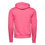 3719 BELLA + CANVAS Sponge Fleece Hoodie Heather Charity Pink