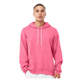 3719 BELLA + CANVAS Sponge Fleece Hoodie Heather Charity Pink