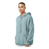 3729 BELLA + CANVAS Sponge Fleece Drop Shoulder Hoodie Heather Blue Lagoon