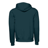 3739 BELLA + CANVAS Sponge Fleece Full-Zip Hoodie Atlantic