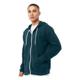 3739 BELLA + CANVAS Sponge Fleece Full-Zip Hoodie Atlantic