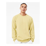 3901 BELLA + CANVAS Sponge Fleece Raglan Crewneck Sweatshirt French Vanilla