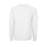 3901 BELLA + CANVAS Sponge Fleece Raglan Crewneck Sweatshirt White