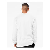 3901 BELLA + CANVAS Sponge Fleece Raglan Crewneck Sweatshirt White