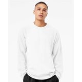 3901 BELLA + CANVAS Sponge Fleece Raglan Crewneck Sweatshirt White