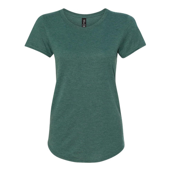 6750L Gildan Softstyle® Women’s Triblend T-Shirt Heather Dark Green