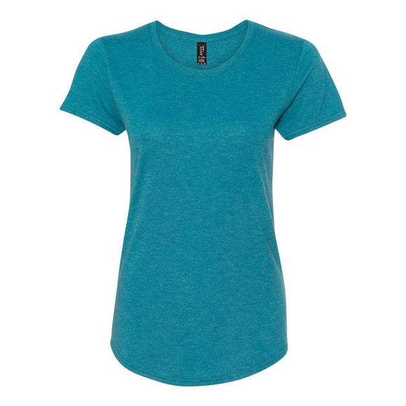 6750L Gildan Softstyle® Women’s Triblend T-Shirt Heather Galapagos Blue