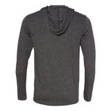 987 Gildan Softstyle® Lightweight Hooded Long Sleeve T-Shirt Dark Heather/ Dark Grey