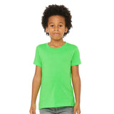 3001YCVC BELLA + CANVAS Youth CVC Jersey Tee Neon Green