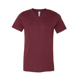 3005CVC BELLA + CANVAS Heather CVC V-Neck Tee Heather Cardinal