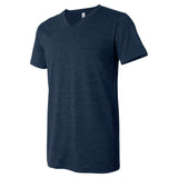 3005CVC BELLA + CANVAS Heather CVC V-Neck Tee Heather Navy