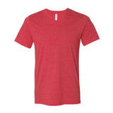 3005CVC BELLA + CANVAS Heather CVC V-Neck Tee Heather Red