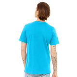 3005CVC BELLA + CANVAS Heather CVC V-Neck Tee Neon Blue