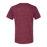 3655 BELLA + CANVAS Textured Jersey V-Neck Tee Maroon Marble